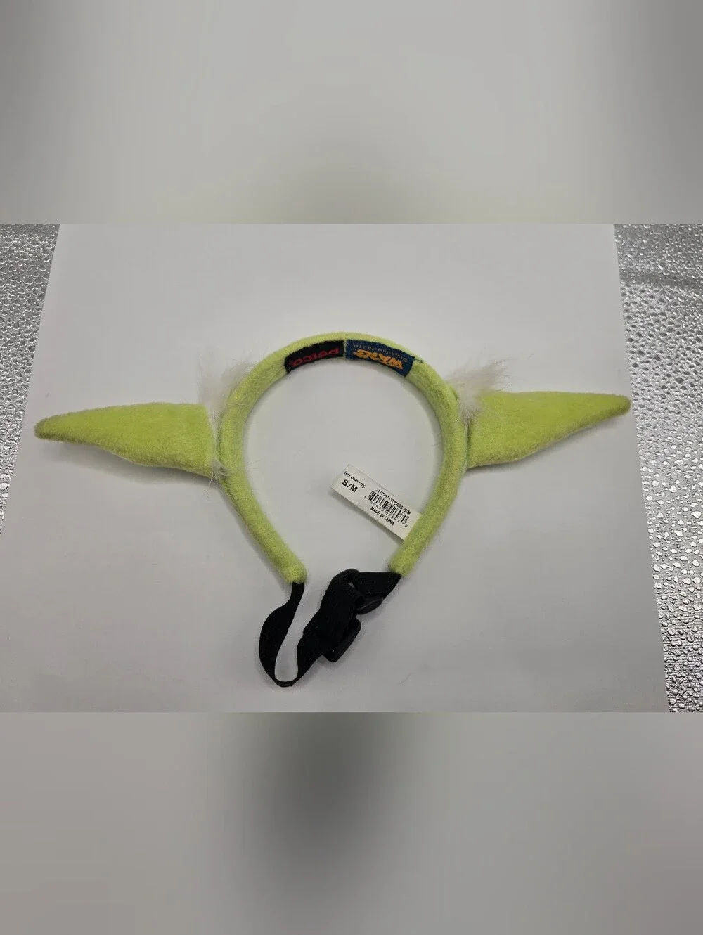 Star Wars Yoda Dog Ears S/M Fuzzy - Adjustable Headband Costume Halloween Petco